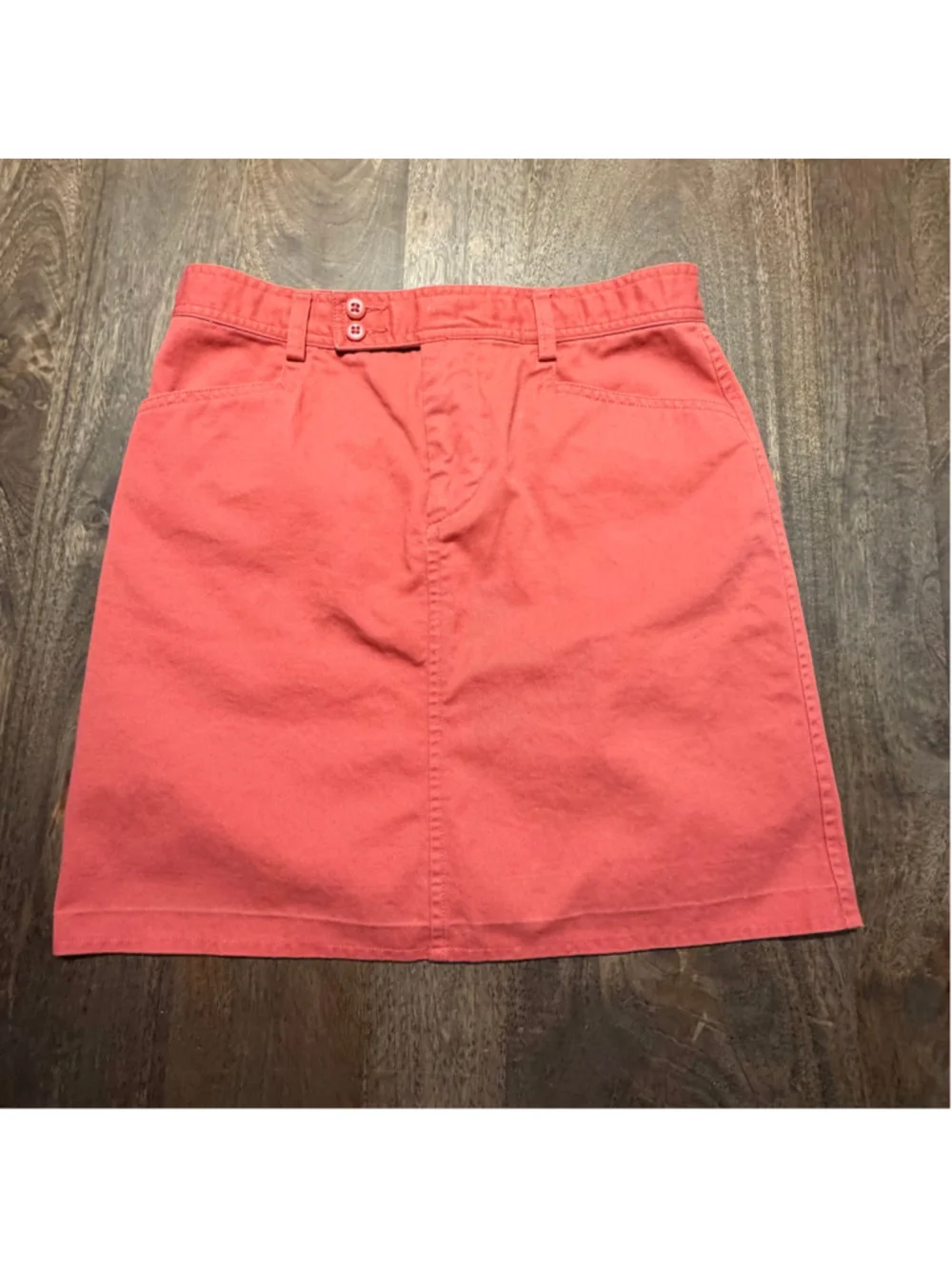 Women's Polo Ralph Lauren Coral Chino A-Line Mini Skirt Size Small